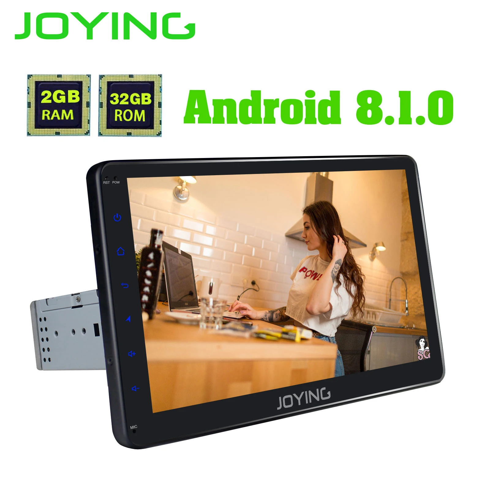 Discount JOYING 2GB RAM 32GB ROM single 1 din 10 inch 8 Core Android 8.1 Car Radio Stereo head unit BT FM HD Player Support Mirror Link 3 Discount JOYING 2GB RAM 32GB ROM single 1 din 10 inch 8 Core Android 8.1 Car Radio Stereo head unit BT FM HD Player Support Mirror Link 3