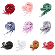 Модные шнурки унисекс 120 см, бархатные шнурки, винтажные, модные, многоцветные, с одной стороны, ботинки для шнуровки спортивной обуви