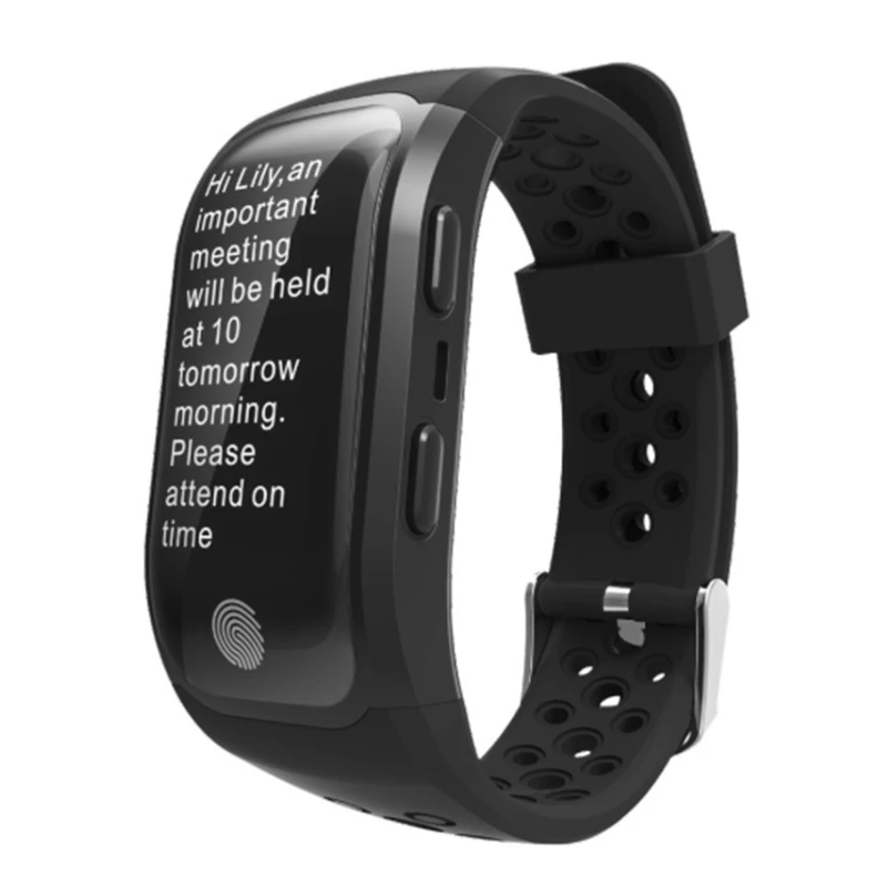 

FULL-Men'S Bracelet Ip68 Waterproof Smart Band Heart Rate Monitor Call Reminder Gps S908 Sports Bracelet for Xiaomi for Makibes