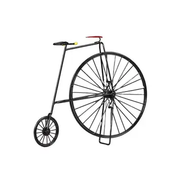 

OUNONA Creative Iron Old Bicycle Adornment Vintage Iron Crafts Home Delicate Miniatures Window Display Layout