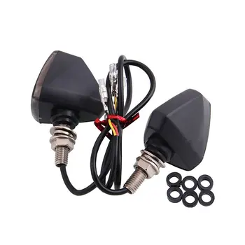 

Mb-Sl008 Motorcycle Amber Led Turn Signal Abs Plastic Red Wire For Signal Lights More Attractive And Elegant 1 Pair