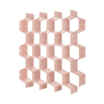 

Nesting Socks Underwear Container Divider DIY Honeycomb Plastic Wardrobe Drawer Divider Sundries Organizer Dropship BJStore