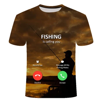 

2020 new fishing t shirt style casual Digital fish 3D Print t-shirt Men Women tshirt Summer Short Sleeve O-neck Tops&Tees s-6xl