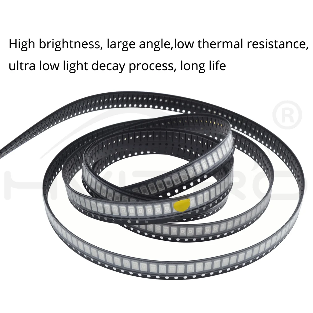 100 штук(диодов?) белая smd smt 5730 5630 0.5w ультра яркая светодиодная лента холодный белый