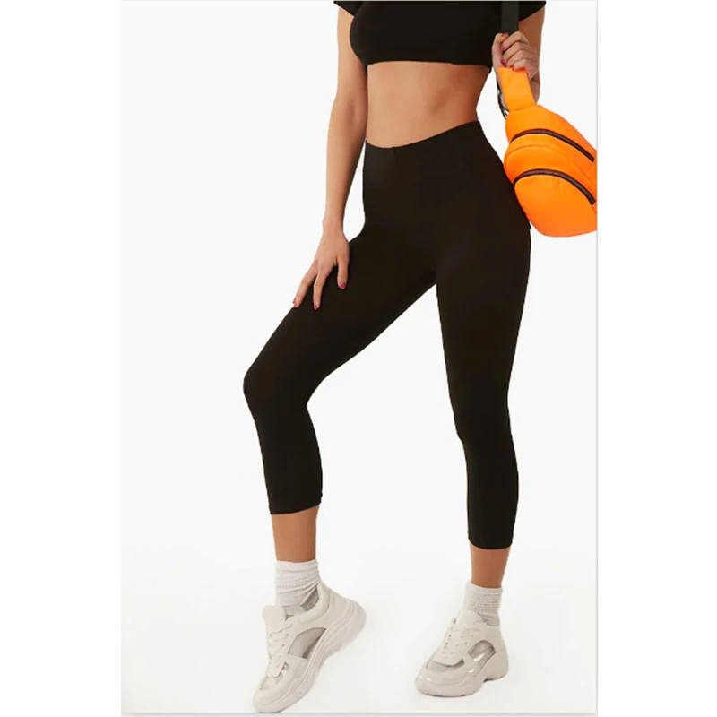 Women Sports Pants Capri Length High Waist Yoga Pants Plus Size Yoga Pants Capri Sport Leggings Fitness Wear 3/4 Running Tights Women Sports Pants Capri Length High Waist Yoga Pants Plus Size Yoga Pants Capri Sport Leggings Fitness Wear 3/4 Running Tights