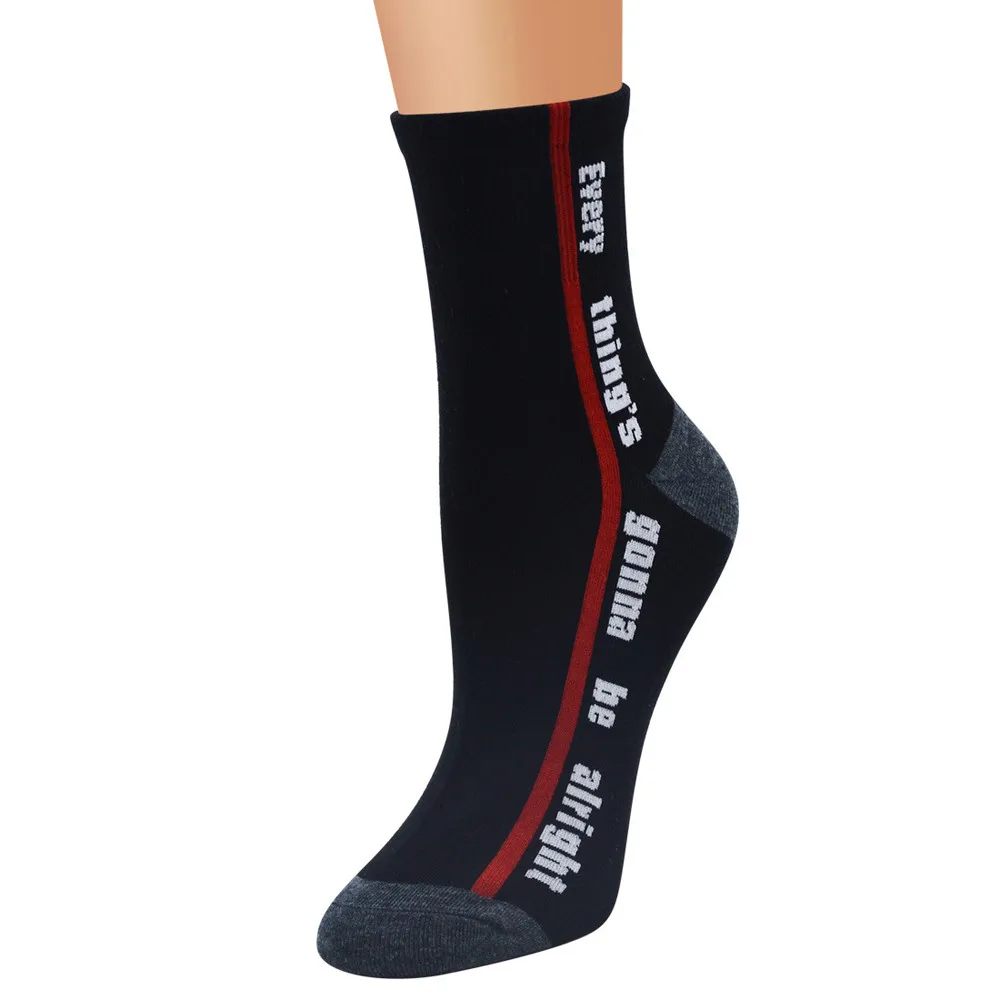 Womail Уникальный индивидуальный дизайн носки с буквами зимний теплый приятный хлопок, носки мужские высококачественные уникальные забавные носки мужские