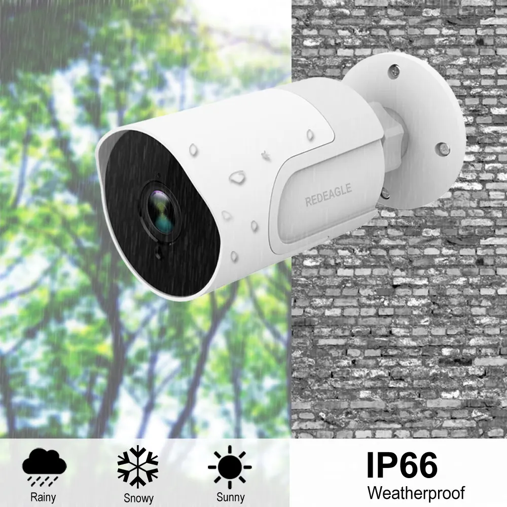 Tuya умная Wi Fi камера 1080P беспроводная домашняя безопасности наружная двусторонняя