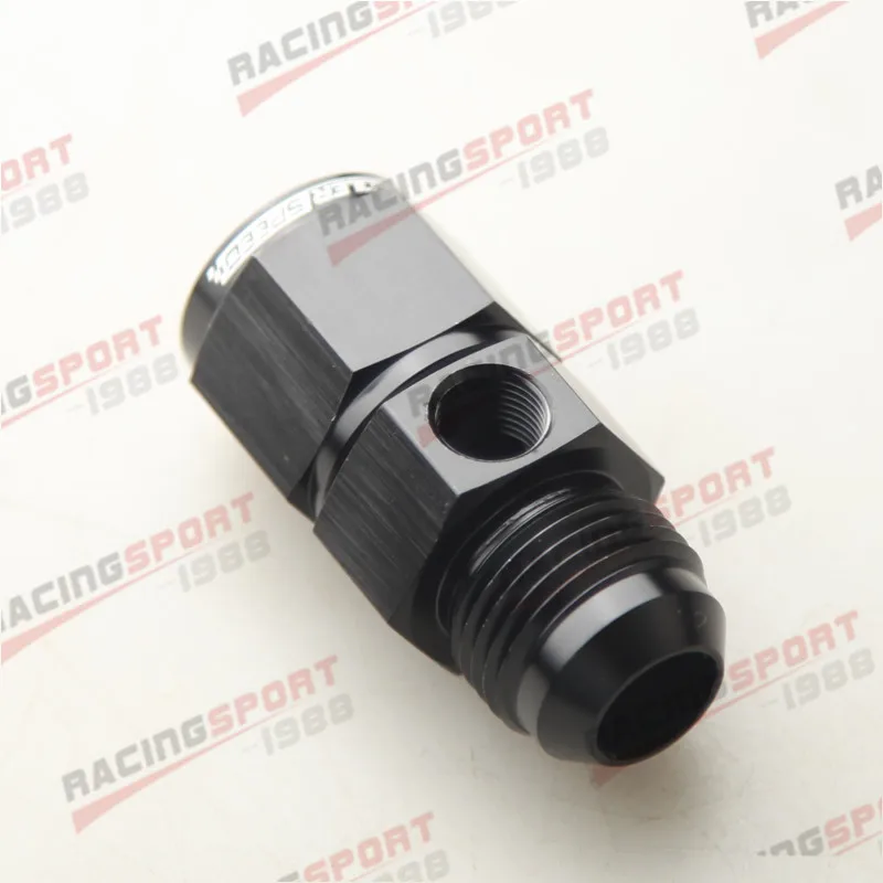 Fuel Pressure Gauge Adapter 10AN Male To-10 AN Female With 1/8" NPT Gauge Port