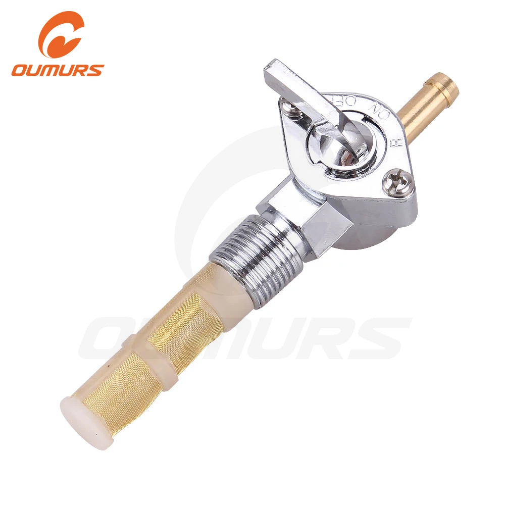 

OUMURS Motorcycle Fuel Valve Petcock Right Outlet Spigot For Harley Sportster 883 1000 1200 Custom Dyna Softail Electra Glide