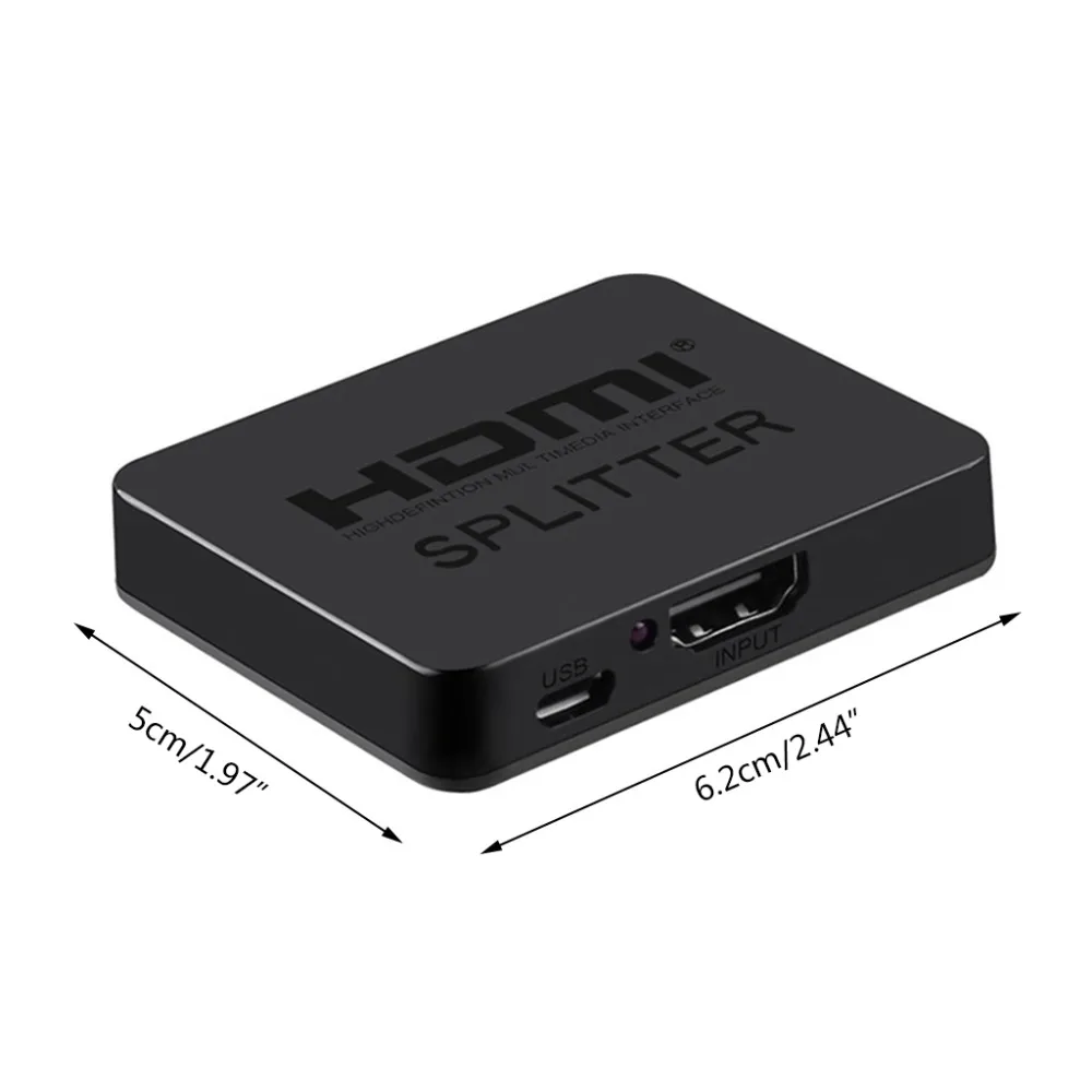 1 комплект Full HD 4K HDMI сплиттер 1X2 3D 1080P 2 порта повторитель усилитель концентратор устройство