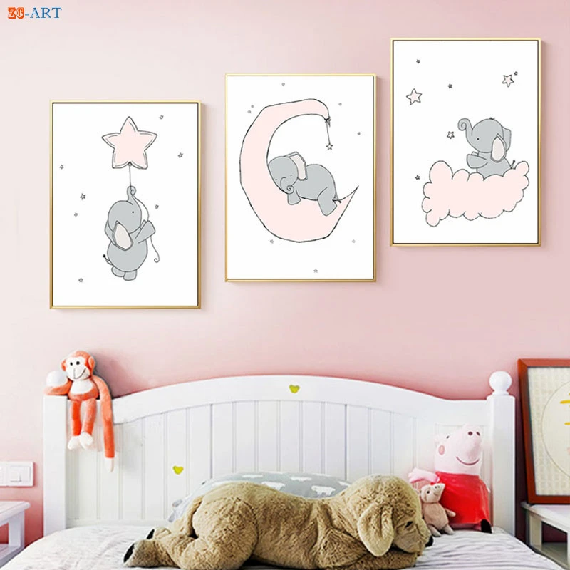 baby girl room prints