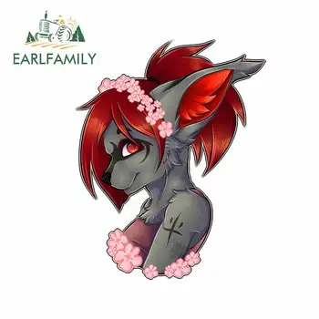 

EARLFAMILY 13cm x 10.4cm for Cat Woman DIY Motorcycle Car Stickers JDM Accessories Waterproof 3D DIY Custom Printing Decal