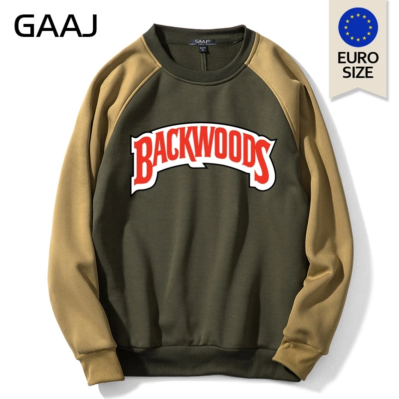 Backwoods Свитшот мужской евро размер США брендовые толстовки флис армейский зеленый хаки для мужчин s спортивная одежда пуловер больше размера d человек