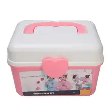 Портативная Стоматологическая игрушка Зубы Модель Набор для детей ролевые игры Набор Косплей доктор обучающая ролевая игра моделирование обучающая игрушка набор