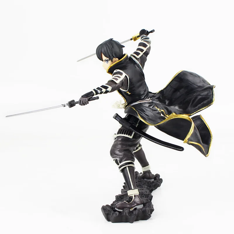Sword Art онлайн фигурка игрушка Кирито гукаи черный тигр киригая Kazuto SAO ALO UW Модель Кукла с мечом оружие