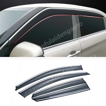 

4pcs For Nissan Patrol Y62 2017-2019 Window Visor Vent Sun Shade Rain Guard Door Visor Car Styling accessories
