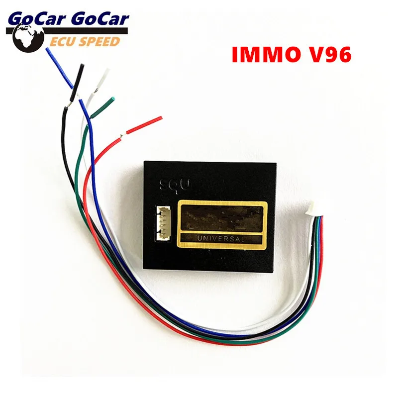 Диагностический интерфейс SQU IMMO OBD2 черный Универсальный эмулятор V96 для