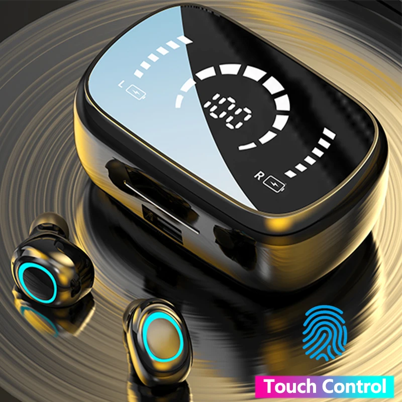 TWS Bluetooth 5 0 наушники 3500 мАч зарядная коробка беспроводные 9D стерео спортивные