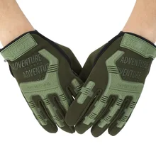 

Army Men's Tactical Gloves Combat Full Finger Military Motorcycle Gloves Male Outdoor Non Slip Waterproof Breathable Mittens