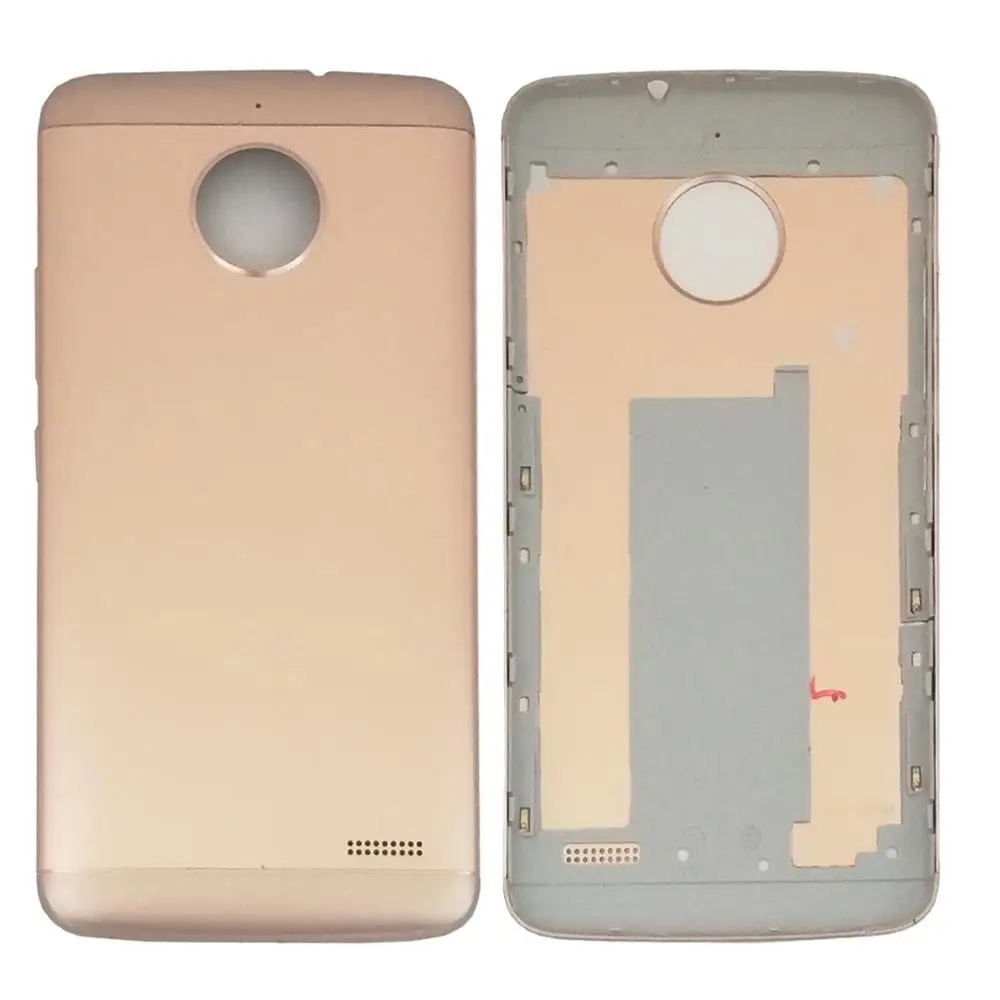 Orig New 5" For Motorola Moto E4 XT1761 XT1762 XT1763 XT1764 XT1767 XT1769 back Door Housing Battery Door Cover - Цвет: Gold with Side Key