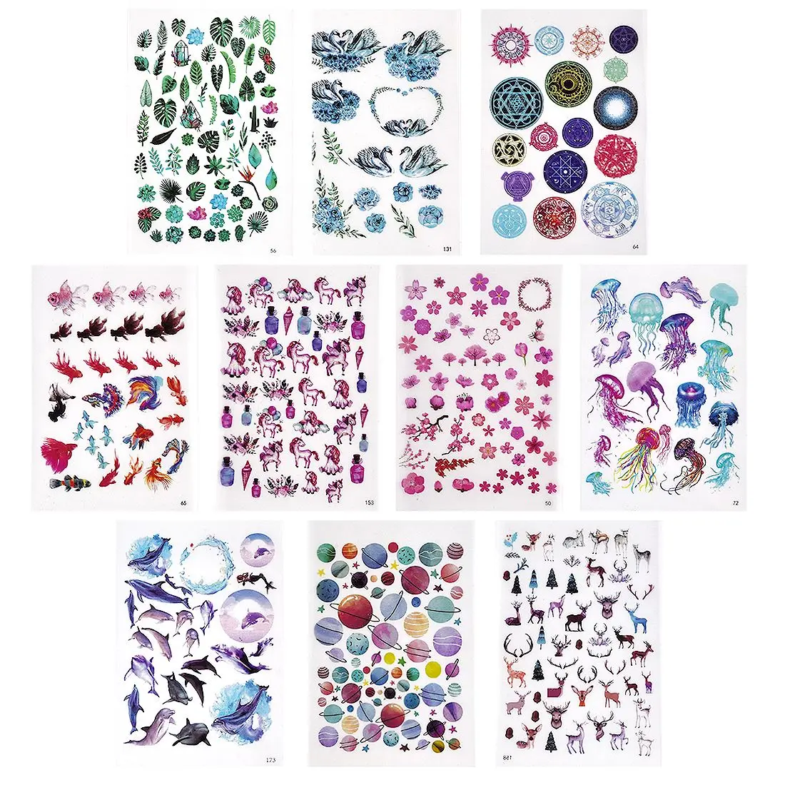 FishStickersUVResinSiliconeAnimalFillingMaterialForEpoxyResin