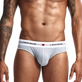 

Men's Underwear Brand hot sale Fashion Breathable Shorts Sexy underpants Comfortable 95% Cotton Underwear ropa interior hombre