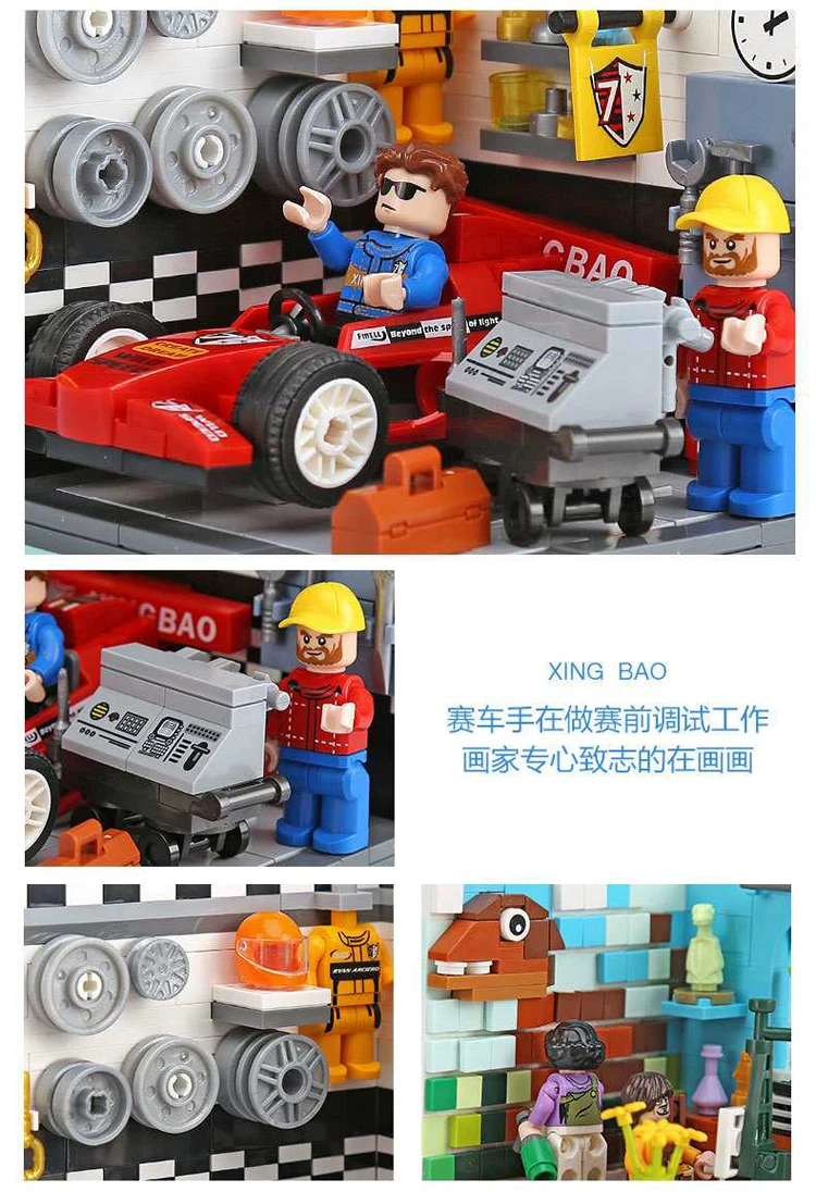 XINGBAO 01401/02 логотип подлинный дом набор строительных кирпичей развивающие игрушки Совместимые блоки игрушки
