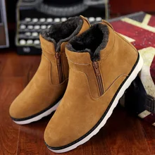  2022 Spring Fashion Old Style Retro Boots Ankle Snow Boots Men Large size 39-47 Suede Male Winter Shoes Warm Boots Man Shoe 