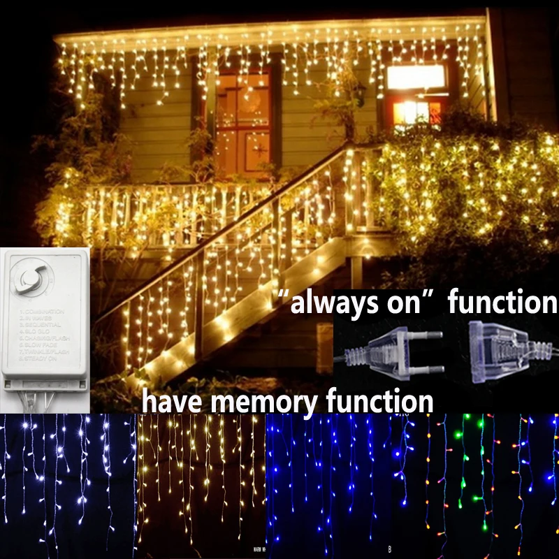 Outdoor Christmas Decoration Led Window Holiday Window Lights Decorations Garland Aliexpress