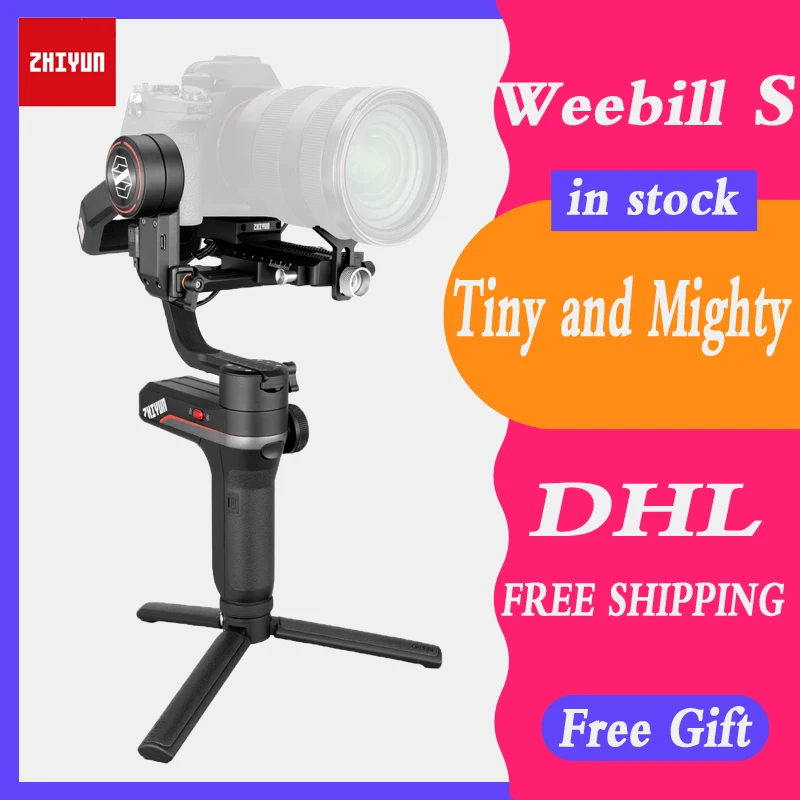 

Zhiyun Weebill S 3-Axis Handheld Gimbal Stabilizer for DSLR and Mirrorless Camera for Sony Panasonic LUMIX Nikon Canon