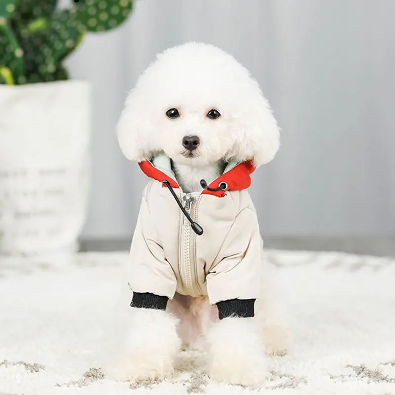 Новая стильная одежда для собак на осень/зиму 2019 утолщенная теплая удобная