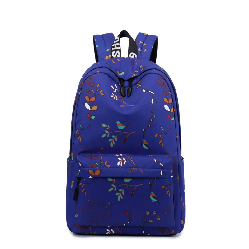 Водонепроницаемый полиэфирный рюкзак для школьников-подростков, для девочек и мальчиков, многофункциональный женский рюкзак для путешествий, женская сумка, книга Mochilas - Цвет: Blue