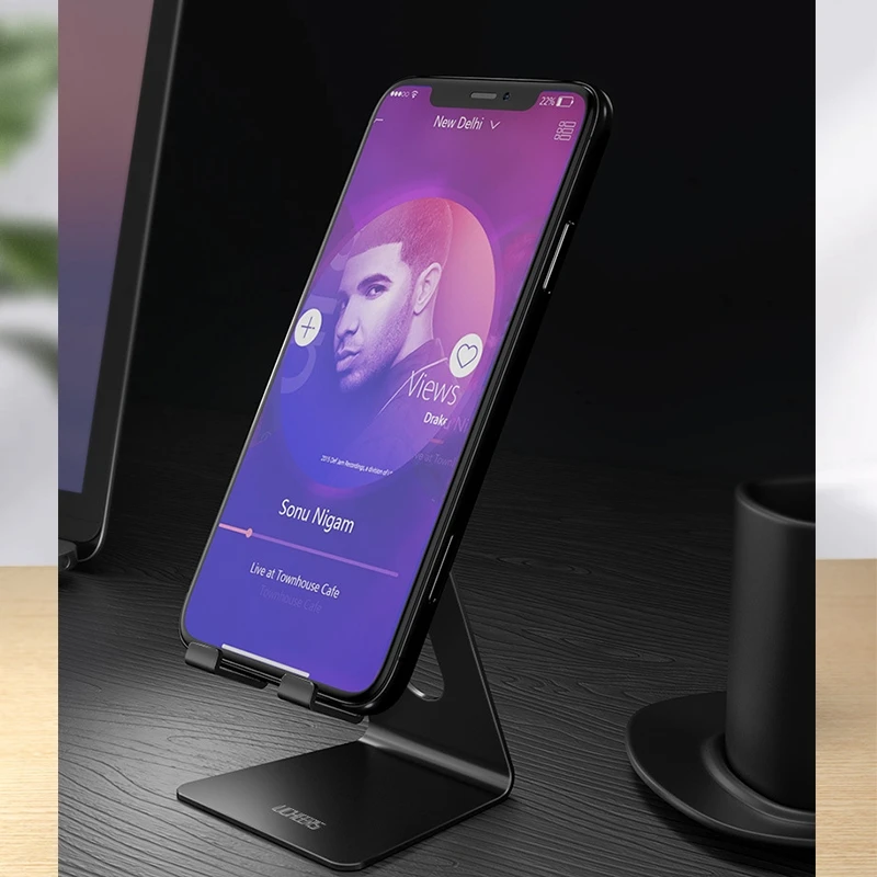 Держатель для телефона Подставка для всех samrtphone металлический держатель телефона Складная подставка для телефона настольная для iPhone 7 8 X XS Max