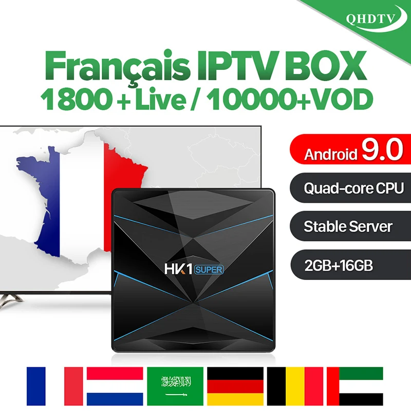 

French IPTV Subscription IPTV Arabic Germany Netherlands Box Android 9.0 IPTV Subscription Code 1 Year IPTV France Belgium