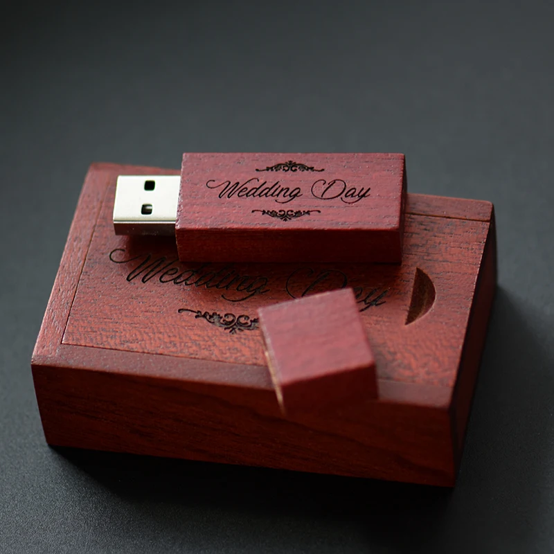 Usb флеш накопитель JASTERCarbonized bamboo walnut wooden + box с логотипом 4 ГБ 8 16 32 64 usb 2 0 подарок для