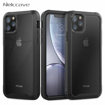 

10Pcs Transparent Anti-Scratch Protective Case For iPhone 11 Pro XS Max XR X 8 7 6S Plus Hard PC + TPU Bumper Dual Layer Cover