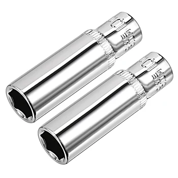 

uxcell 1/4-inch Drive Cr-V 6-Point Deep Socket 10mm 2pcs