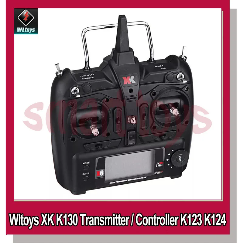 Détail des commandes de l'émetteur K130, pièce de rechange pour hélicoptère RC Wltoys XK.