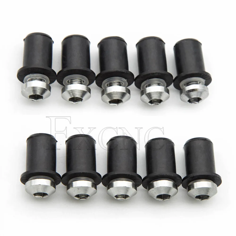 10PCS 5mm Windscreen Bolt Screw Kit For Honda CBR 125R 250R 300R 500R 600 900 954 1000 RR CBR650R CBR954RR CBR600 F4i