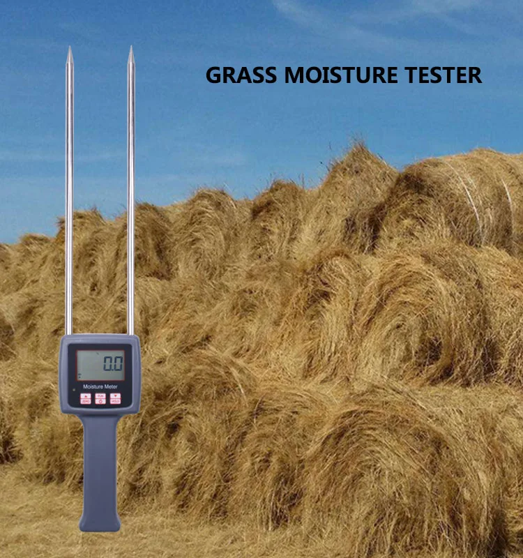 0~80% TK100H Heu Feuchtigkeits Meter Für Futter Gras Müsli Stroh Bran Hygrometer 