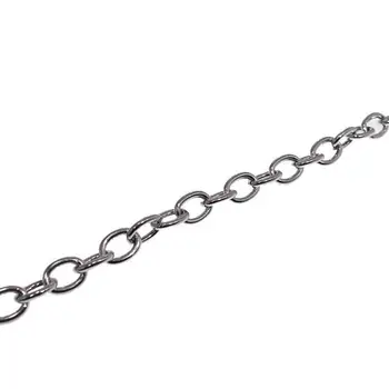 

Sterling silver bracelet link forced light with bano Rhodium