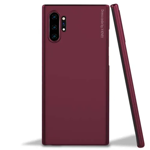 Для samsung Galaxy Note 10 чехол X-Level минималистичные тонкие жесткие PC Матовая защитная задняя крышка для Galaxy Note10 plus чехол Capa - Цвет: Wine Red