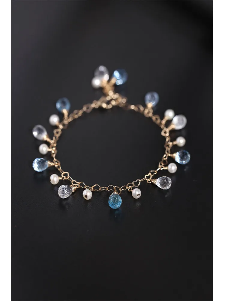 Daimi Starry Sky Blue Topaz Bracelet 