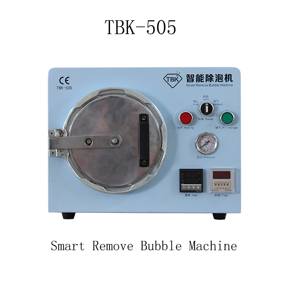 

TBK-505 Intelligent Defoamer, LCD Screen High Pressure Defoamer, Built-in Air Compressor, OCA Defoamer Free shipping