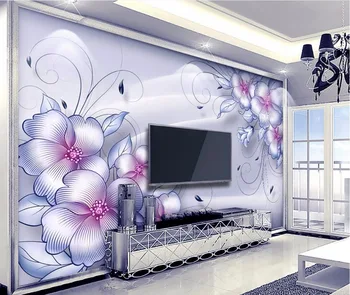 

CJSIR Custom Wall Stickers 3D Large Mural Fashion Boutique Pattern Living Room TV Wall Papel De Parede Wallpaper for Walls