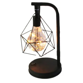 

Hot LED Iron Art Lamp Home Decoration Table Lamp Creative Small Table Lamp Atmosphere Creating Warm White Lights