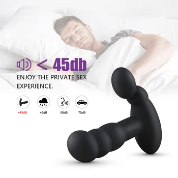 Anal Vibrator G-Spot Sex Toys for Adult Women Men Prostate Massager Stimulate Strapon Dildo Anal Butt Plug With Remote Control 5