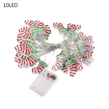 

10/20 LEDs Colorful Socks Decorative String Lights 1.5m 3m Layout Props Decor F42B