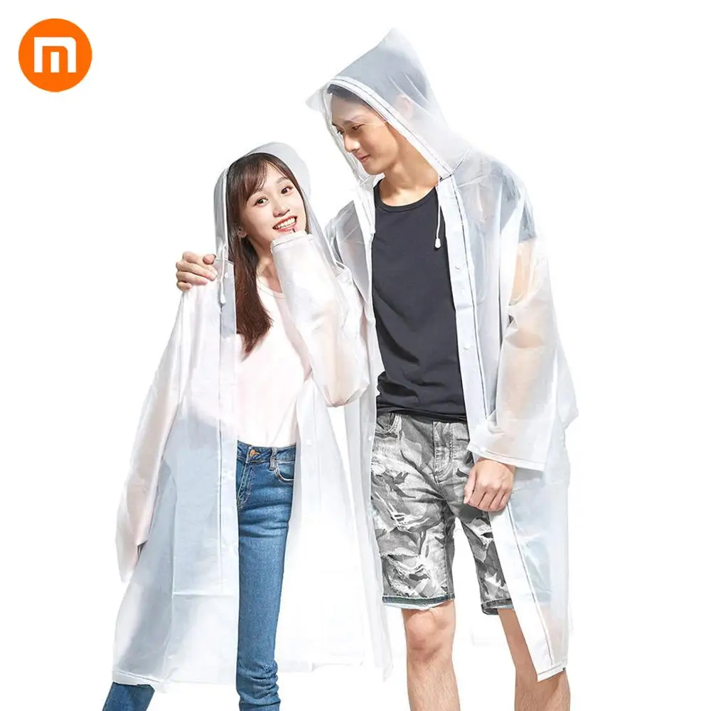 

Xiaomi Mi Zaofeng Portable EVA Folding Raincoat Ultralight Waterproof Rainwear Hood Sleeves Poncho Outdoor Camping from Youpin