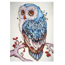 5D алмазная картина Полная площадь вышивка крестиком Сова Алмазная вышивка на заказ алмазная живопись 5D Стразы для вышивки DA